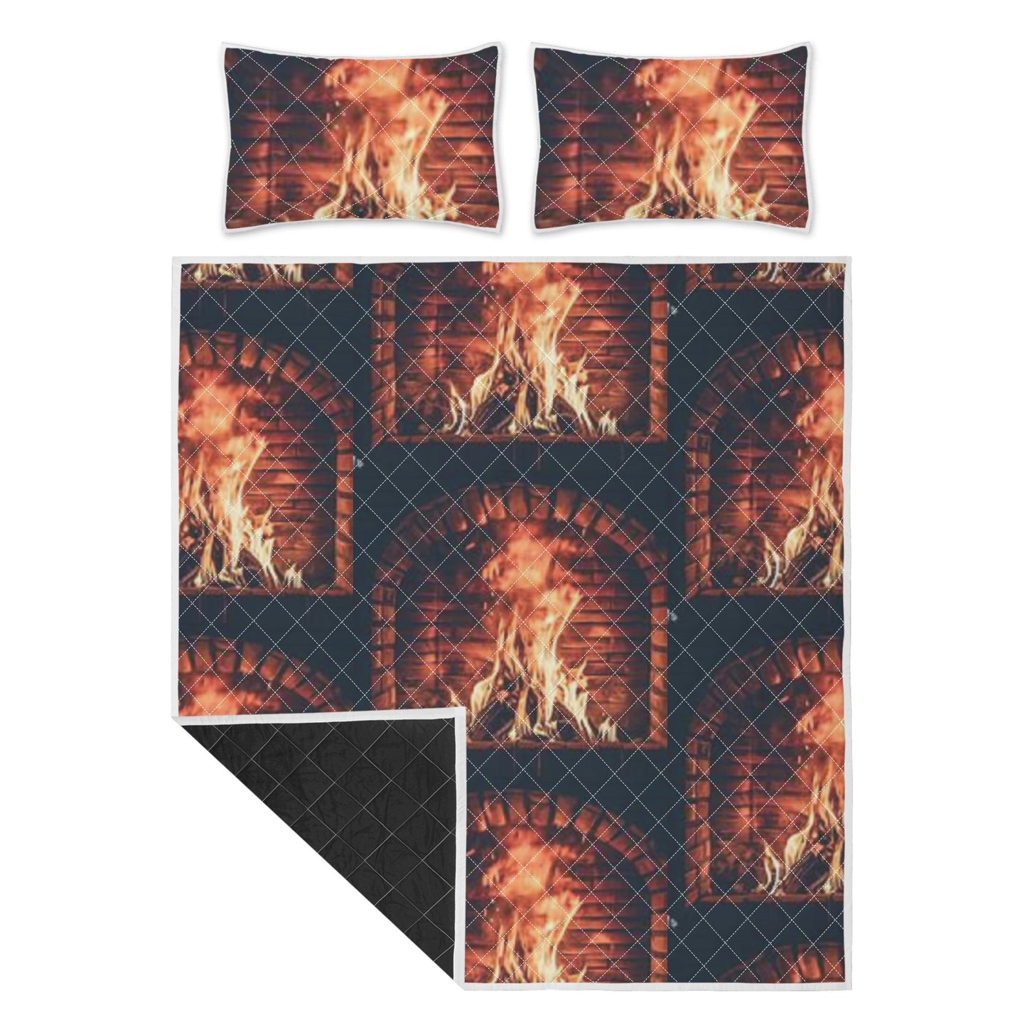 The B.E. Style Brand Keep The Fire Burning For Me Quilt Set