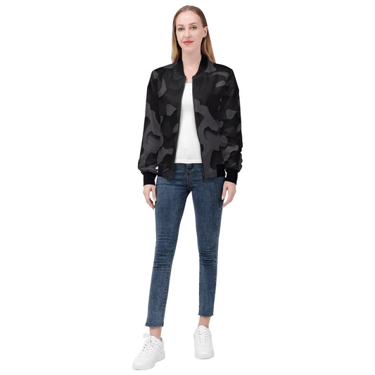 The B.E. Style Brand Camo Grind Bomber for Her