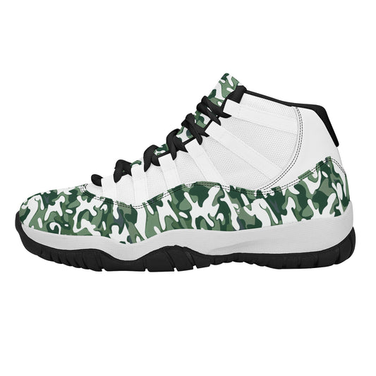 The B.E. Style Brand High Top Retro Team Shoes_Green for Her