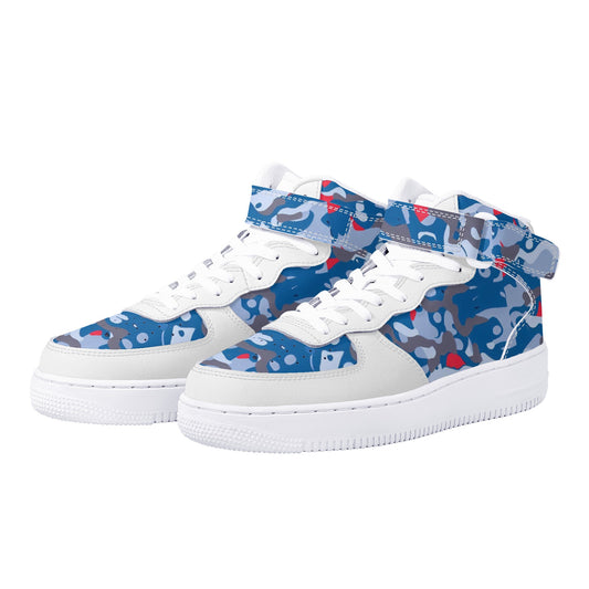 The B.E. Style Brand High Top Team Sneakers_Blue for Her