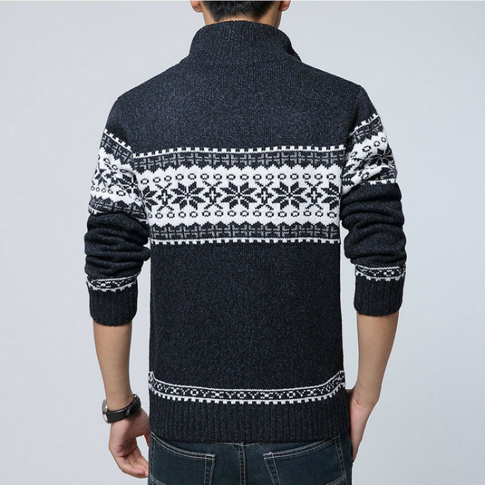 New Autumn / Winter Sweater, Wool, Mandarin Collar, Casual Knit Cardigans