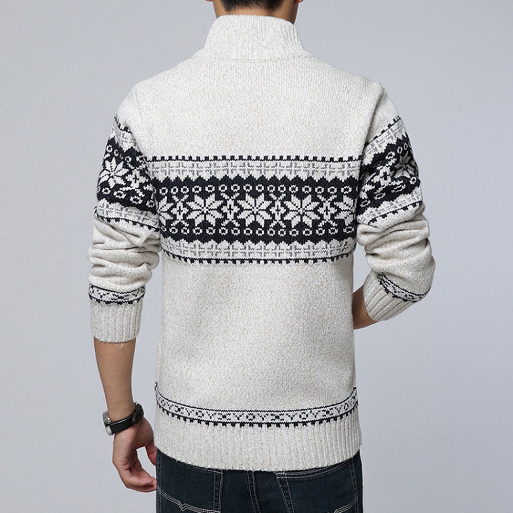 New Autumn / Winter Sweater, Wool, Mandarin Collar, Casual Knit Cardigans