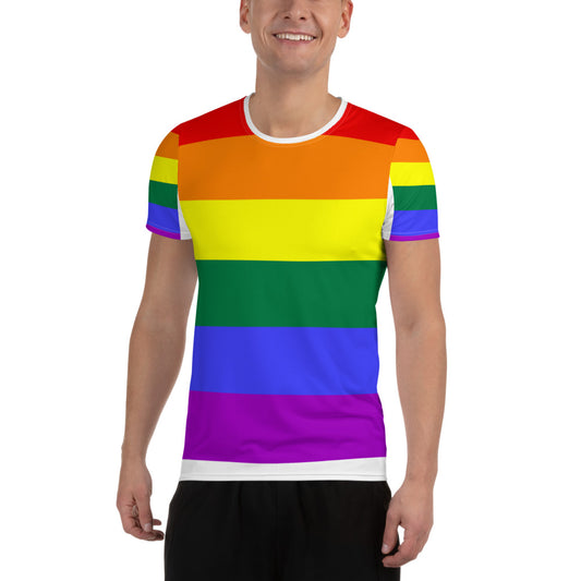 The B.E. Style Brand "Pride All-Over" Men's Athletic Tee