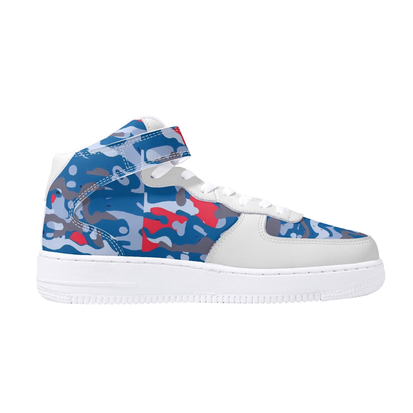 The B.E. Style Brand High Top Team Sneakers_Blue for Him