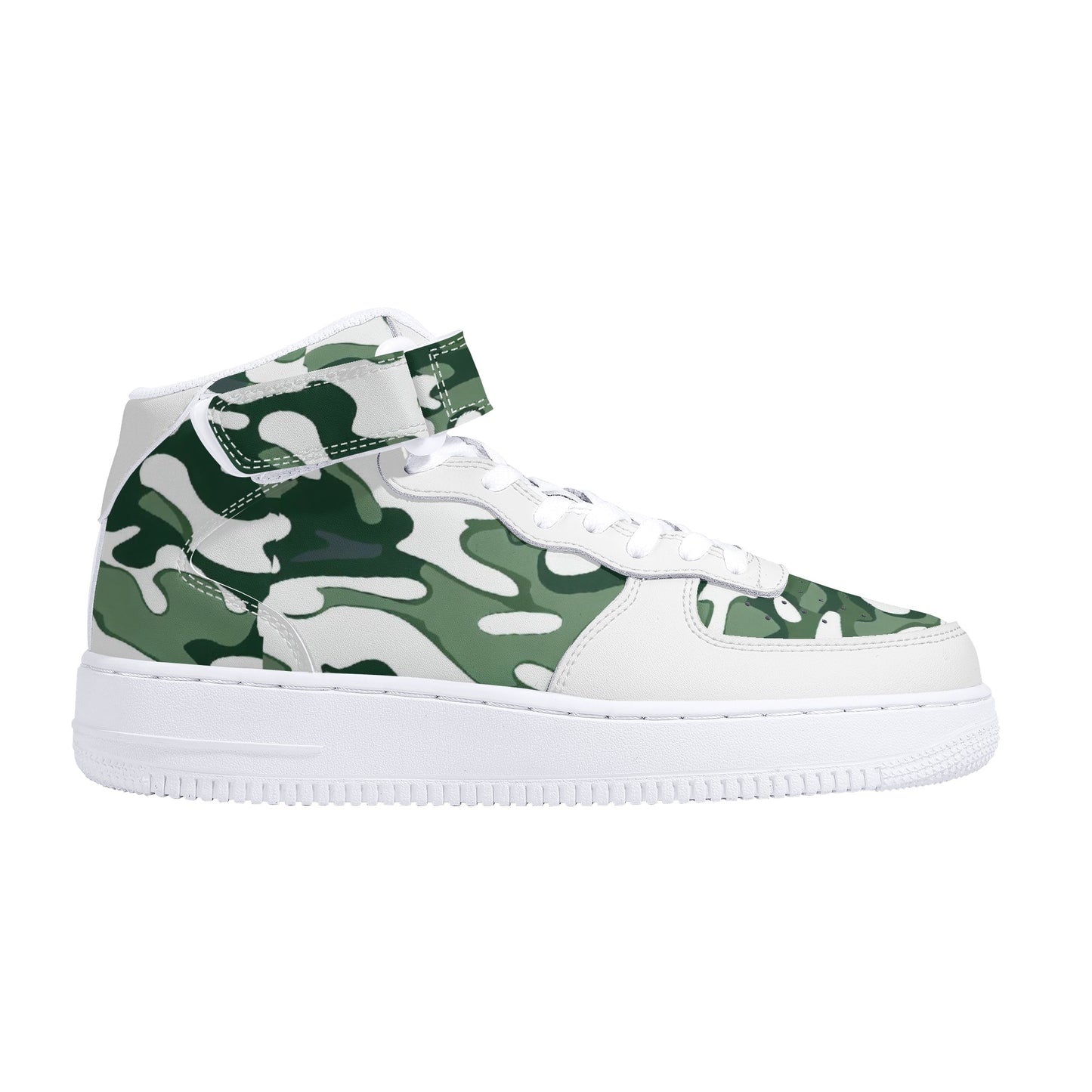 The B.E. Style Brand High Top Team Sneakers_Green for Him